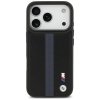 Etui BMW M Perforated Stripe Logo        MagSafe do iPhone 17 Pro niebieski